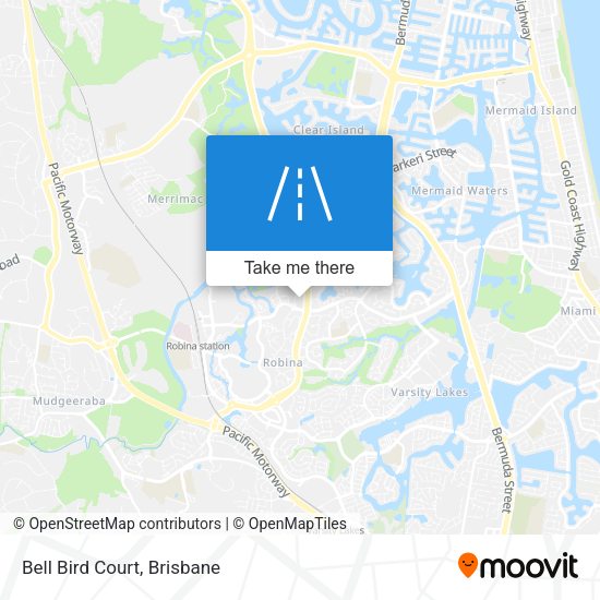Bell Bird Court map