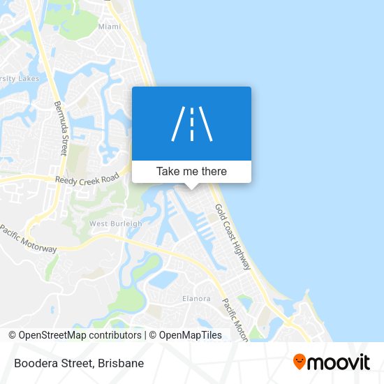 Boodera Street map