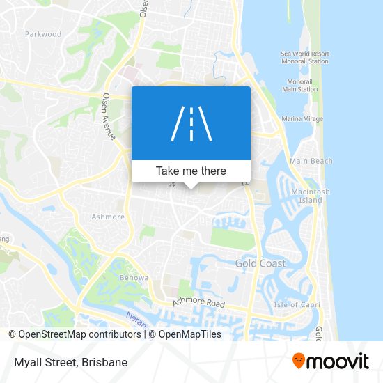 Myall Street map
