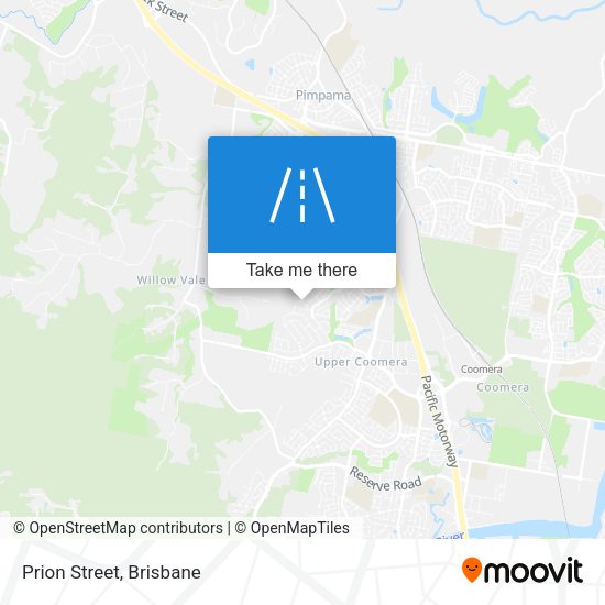 Prion Street map