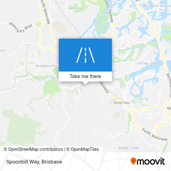 Spoonbill Way map
