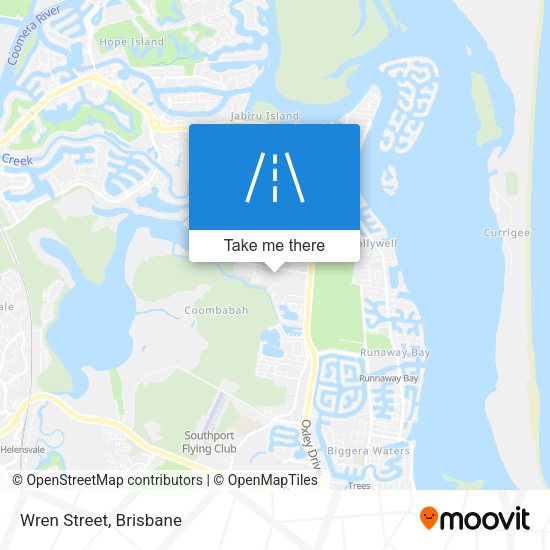 Wren Street map