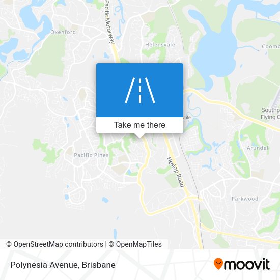 Polynesia Avenue map