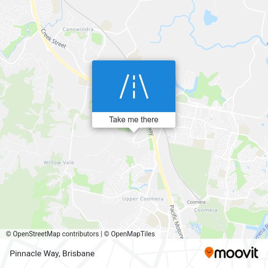 Pinnacle Way map
