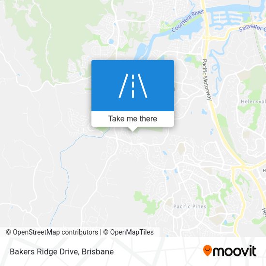 Bakers Ridge Drive map