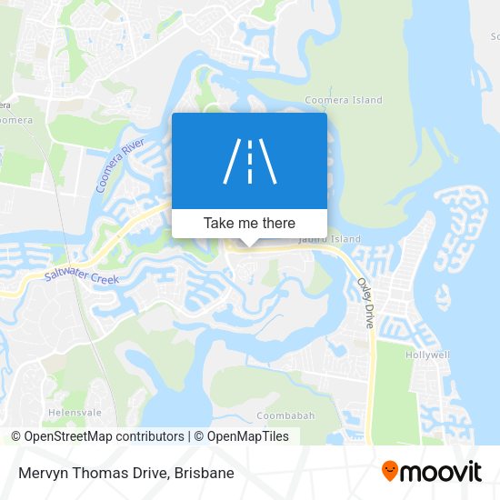 Mervyn Thomas Drive map