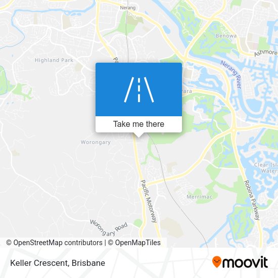 Keller Crescent map