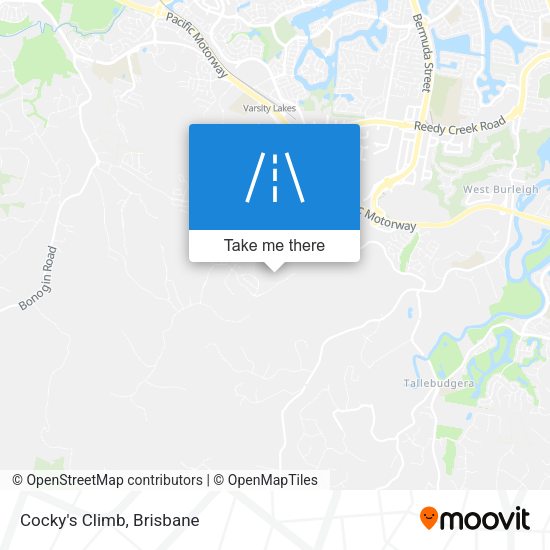 Cocky's Climb map