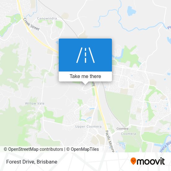 Forest Drive map