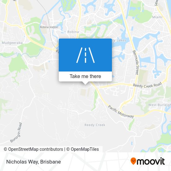 Nicholas Way map