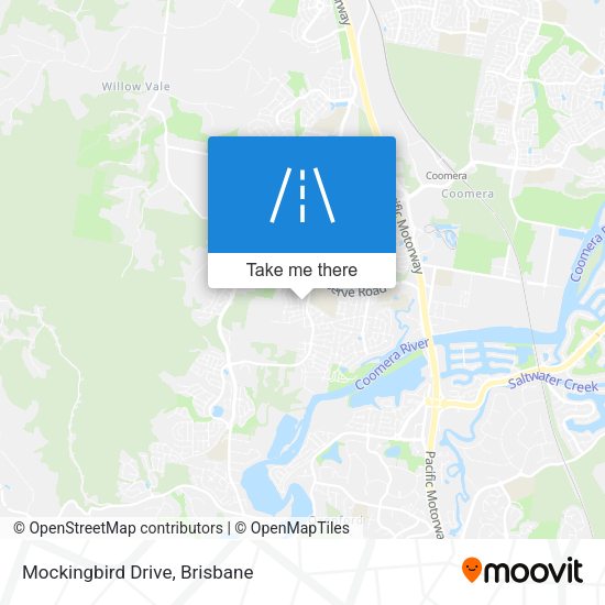 Mockingbird Drive map