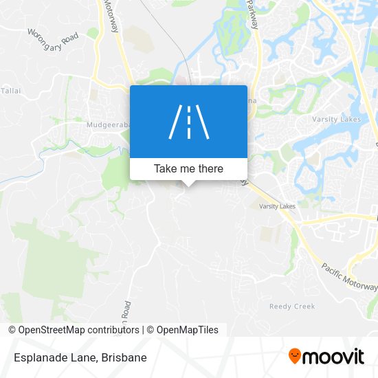 Esplanade Lane map