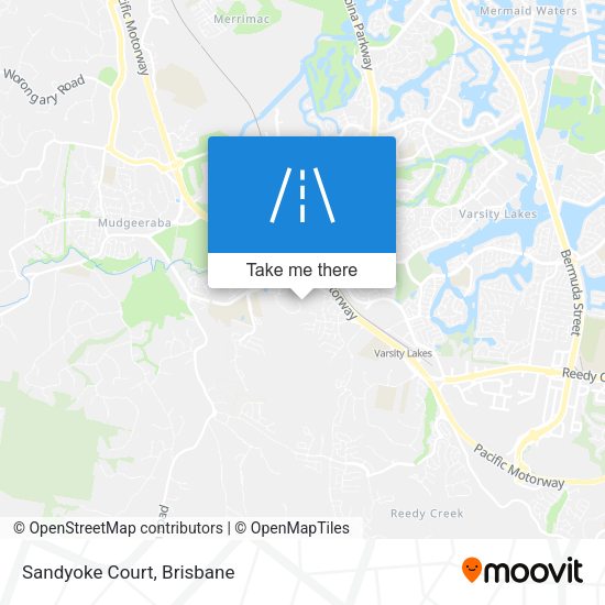 Sandyoke Court map