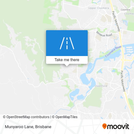 Munyaroo Lane map