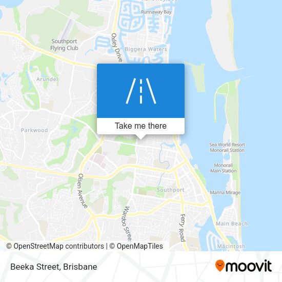 Beeka Street map
