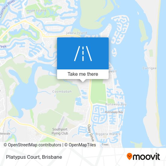 Platypus Court map