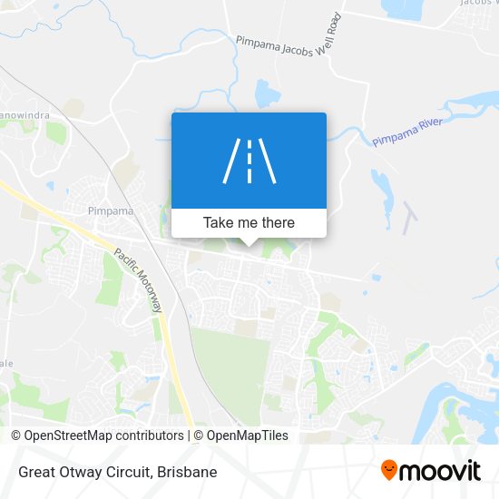 Great Otway Circuit map