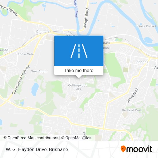 W. G. Hayden Drive map
