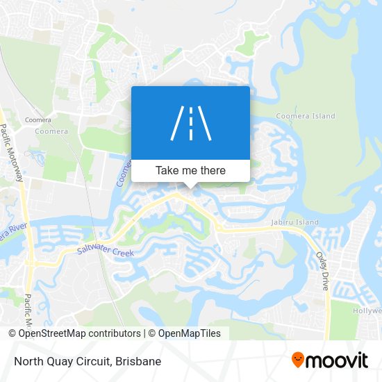 North Quay Circuit map