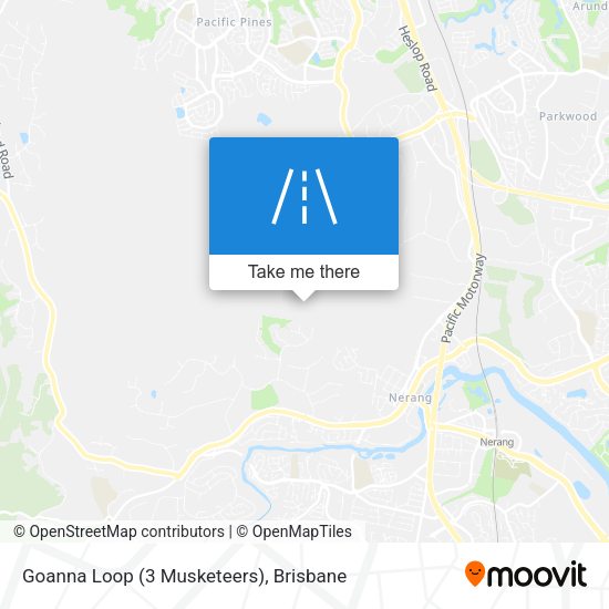 Goanna Loop (3 Musketeers) map