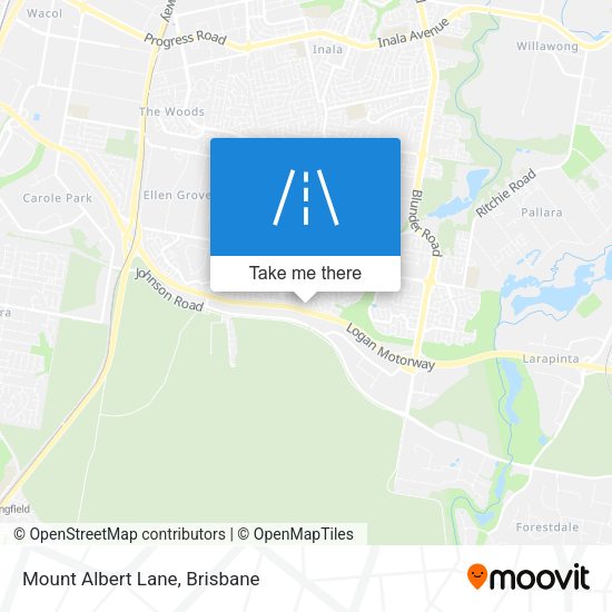Mount Albert Lane map