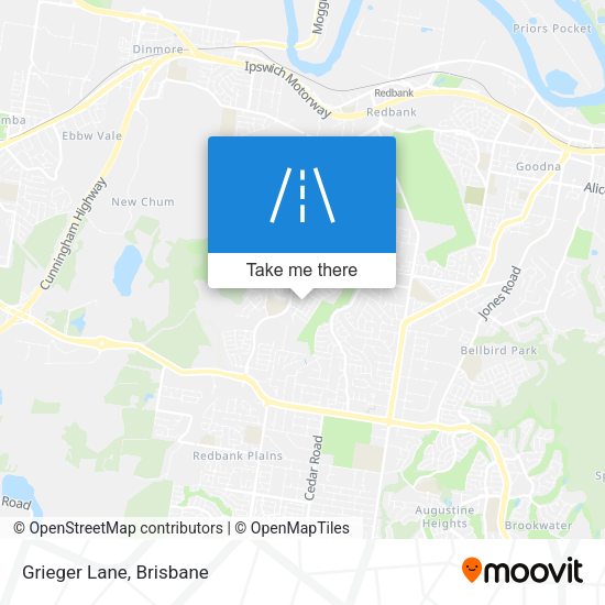 Grieger Lane map