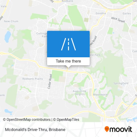 Mcdonald's Drive-Thru map