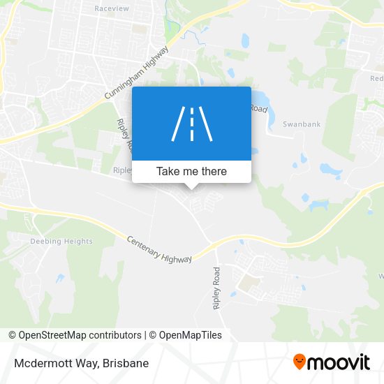Mcdermott Way map