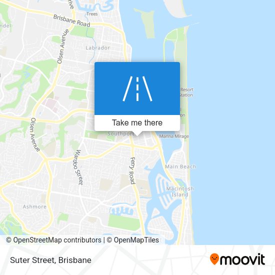 Suter Street map