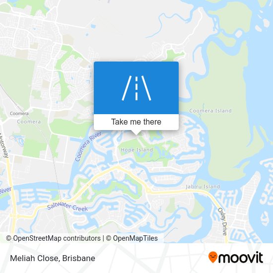 Meliah Close map