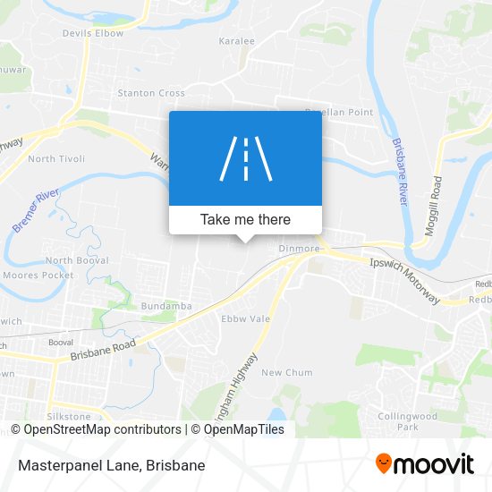 Masterpanel Lane map
