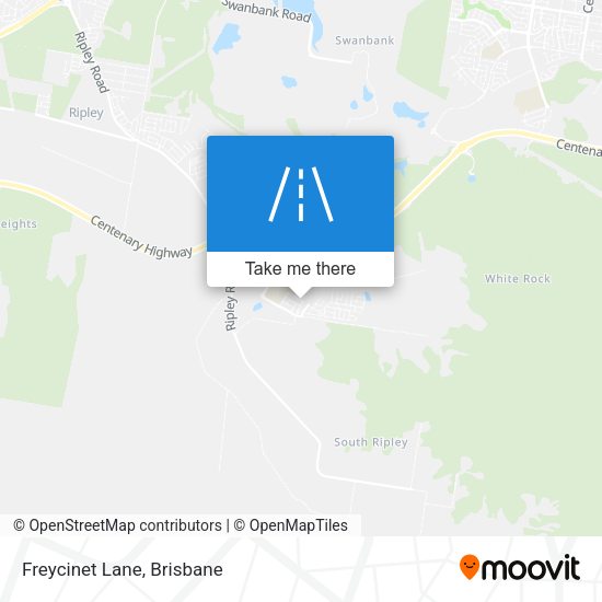 Freycinet Lane map