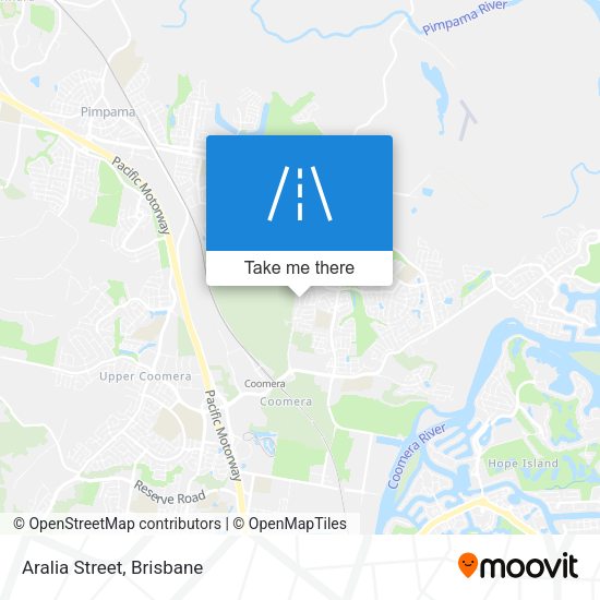 Aralia Street map