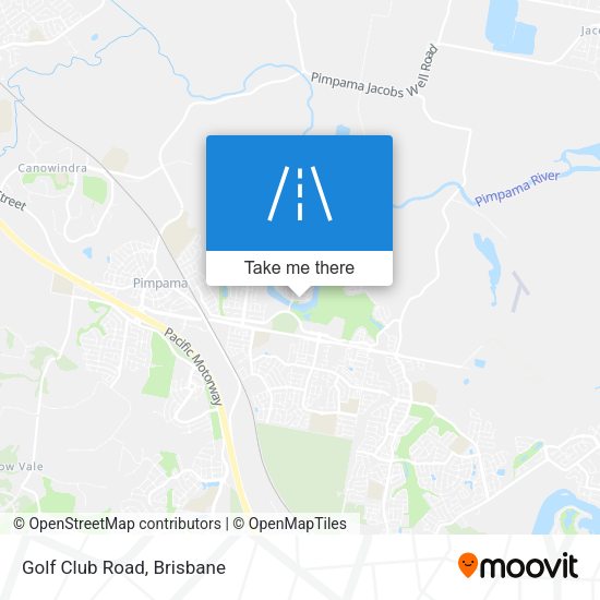 Golf Club Road map