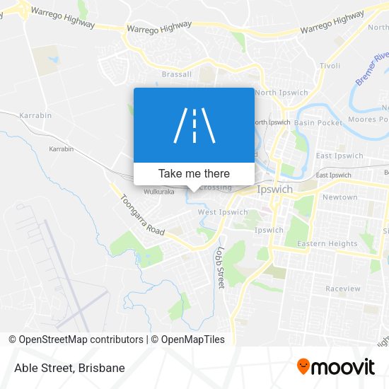 Able Street map