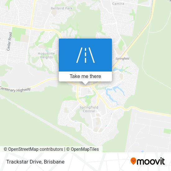 Trackstar Drive map