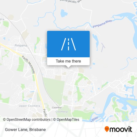 Gower Lane map