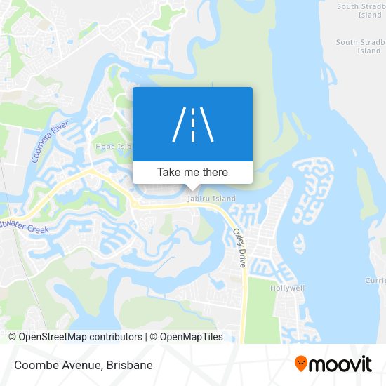 Coombe Avenue map