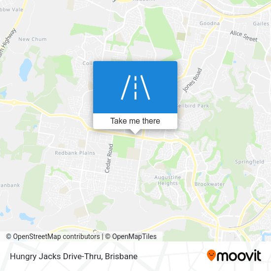 Hungry Jacks Drive-Thru map