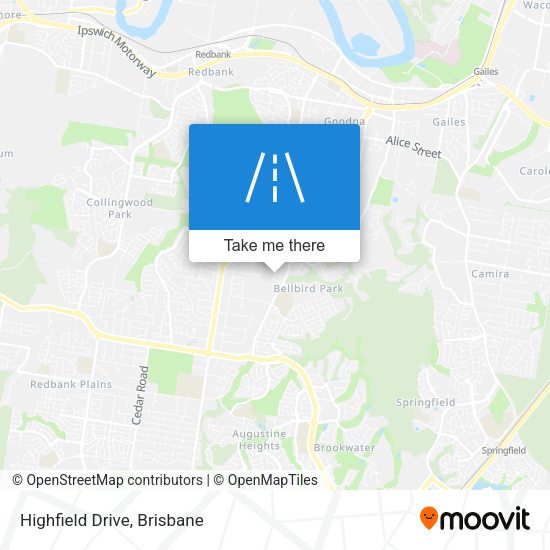 Highfield Drive map