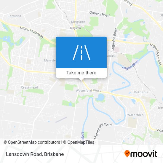 Lansdown Road map