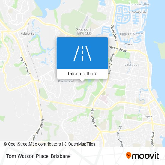 Tom Watson Place map