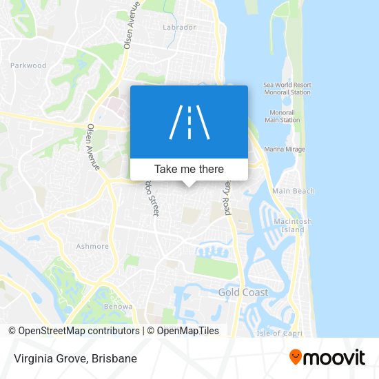 Virginia Grove map