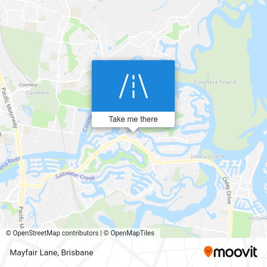 Mayfair Lane map