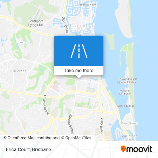 Erica Court map