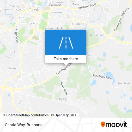 Castle Way map