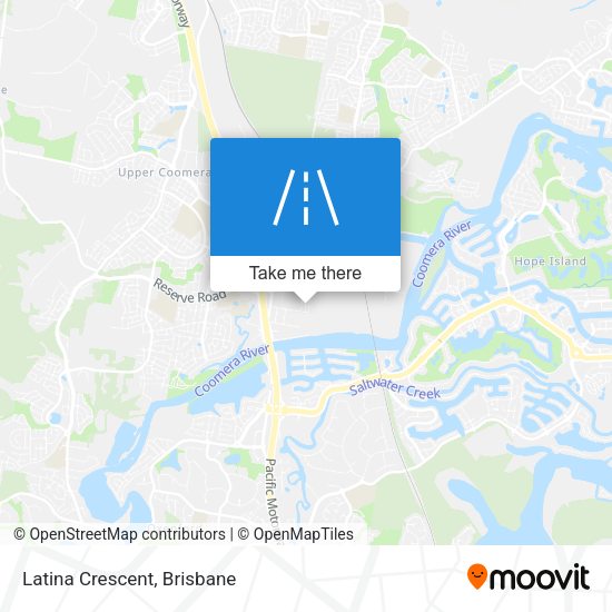 Latina Crescent map