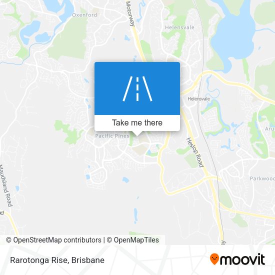 Rarotonga Rise map