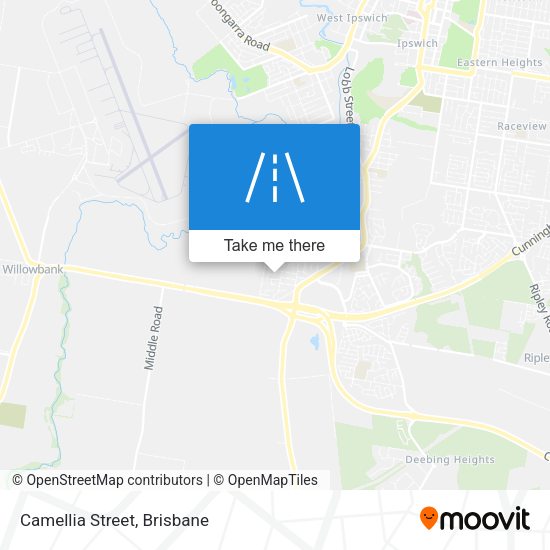 Camellia Street map