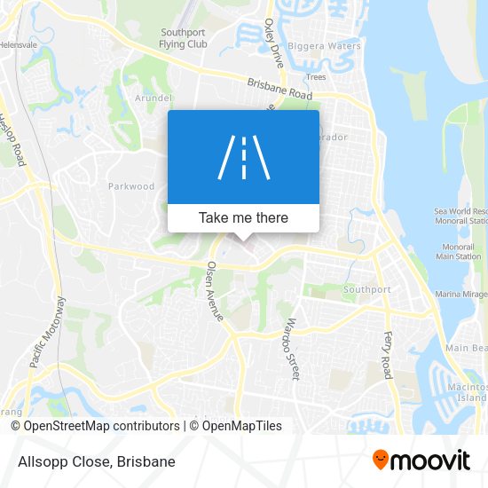 Allsopp Close map